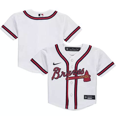 infant nike white atlanta braves home replica team jersey|Infant Atlanta Braves Nike White Home Replica Team Jersey.